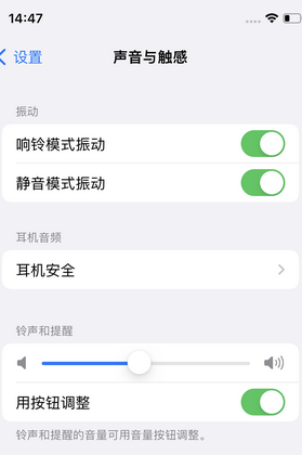 定南苹果锁屏维修分享iPhone锁屏时声音忽大忽小调整方法