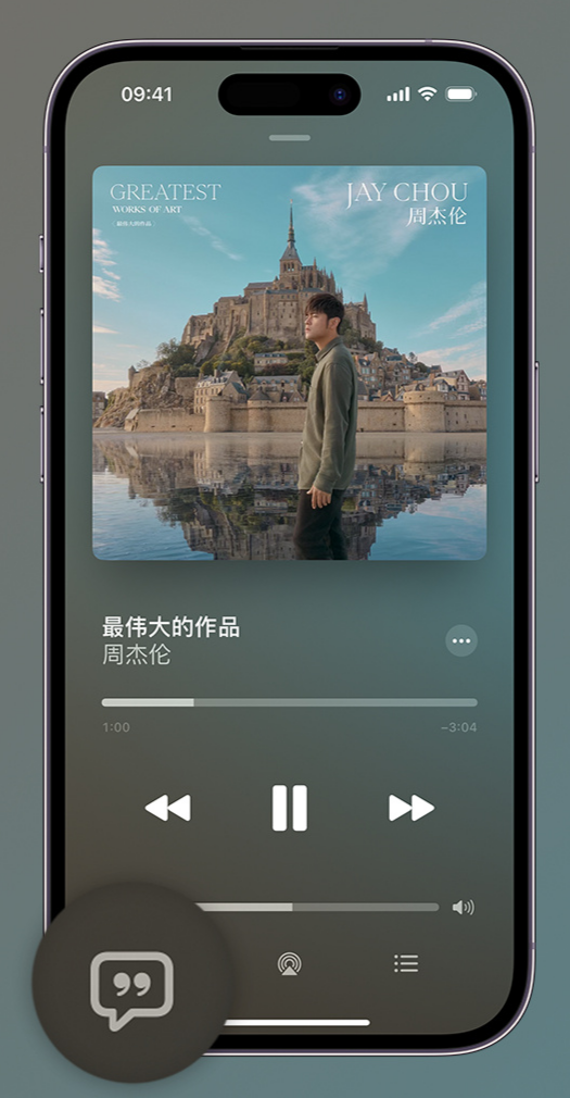 定南iphone维修分享如何在iPhone上使用Apple Music全新唱歌功能 