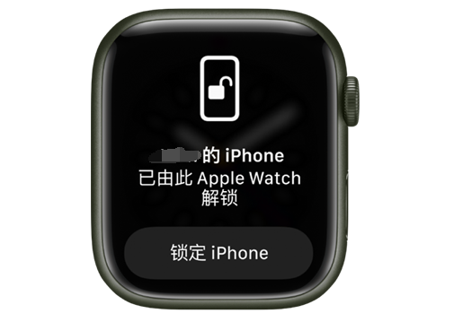 定南苹果手机维修分享用 AppleWatch 解锁配备面容 ID 的 iPhone方法 